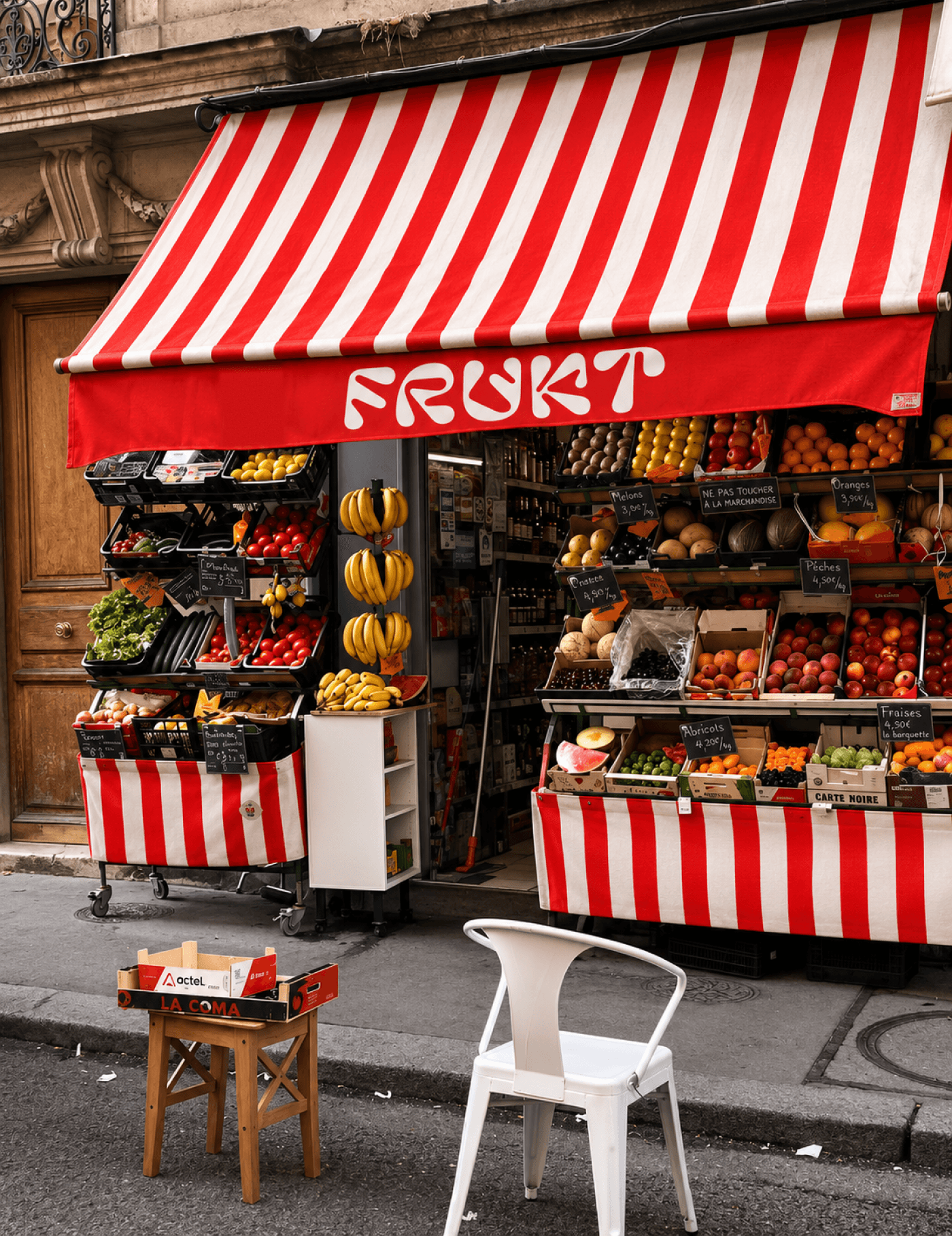 Логотип и нейминг фруктовой лавки FRUKT