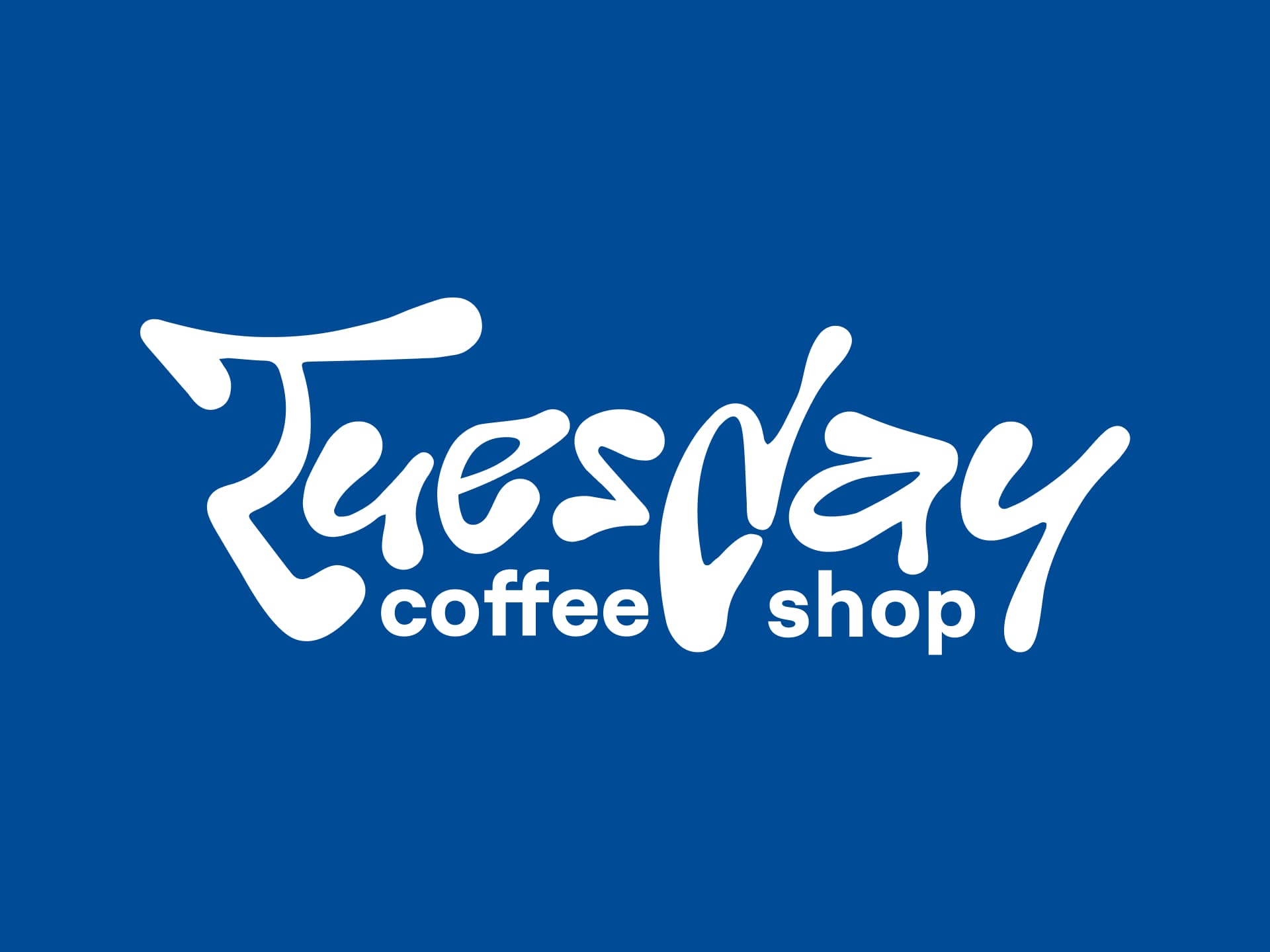 Логотип кофейни Tuesday
